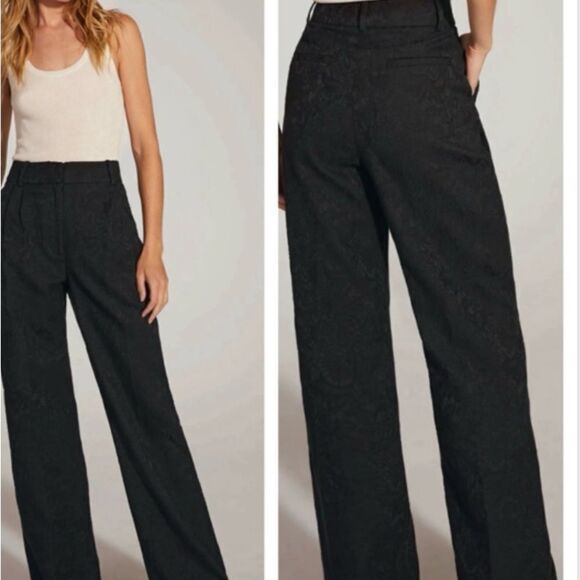 Favorite Daughter The Favorite Floral Jacquard Pant size 2 NWT $248 - Picture 1 of 10